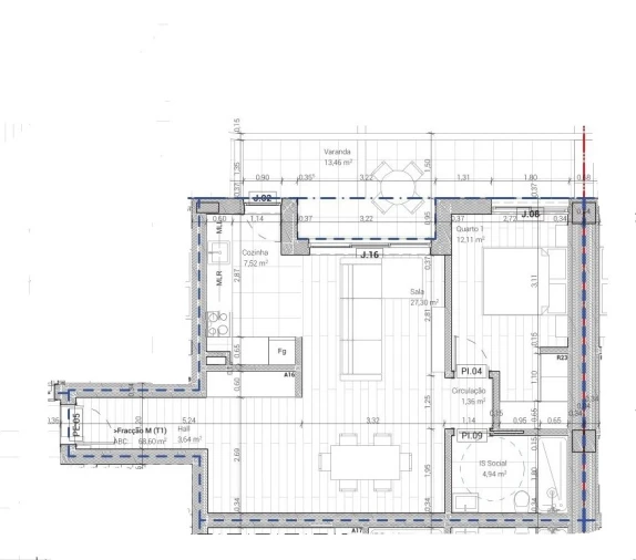 Apartamento T1 para Venda em Conceição e Cabanas de Tavira Foto 11
