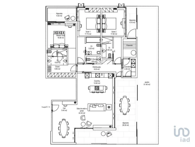 Apartamento T3 para Venda em São Martinho Foto 12