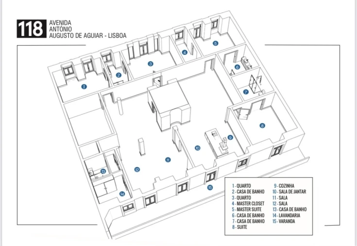 Apartamento T4 para Venda em Avenidas Novas Foto 31