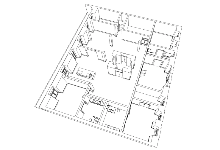 Apartamento T4 para Venda em Avenidas Novas Planta 2
