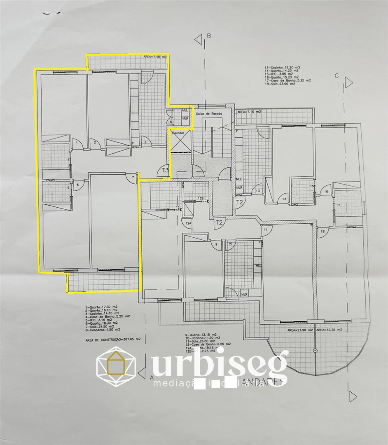 Apartamento T3 para Venda em São Pedro Foto 1