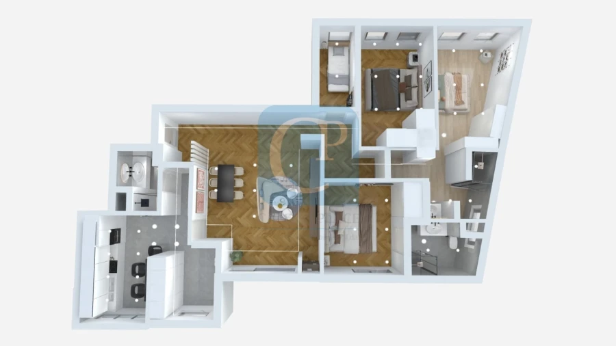 Apartamento T4 para Venda em Cedofeita, Santo Ildefonso, Sé, Miragaia, São Nicolau e Vitória Planta 1