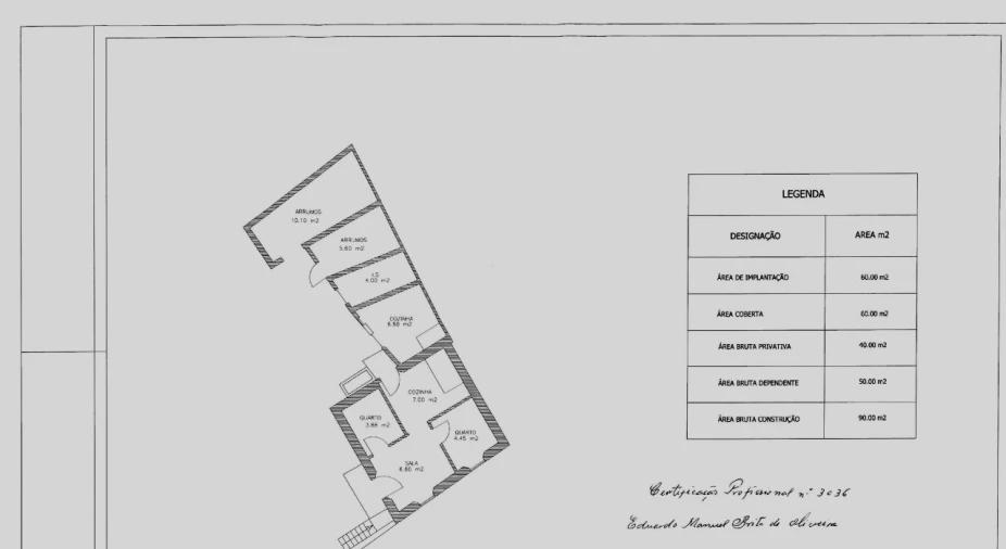 Moradia T2 para Venda em Coz, Alpedriz e Montes Planta 1