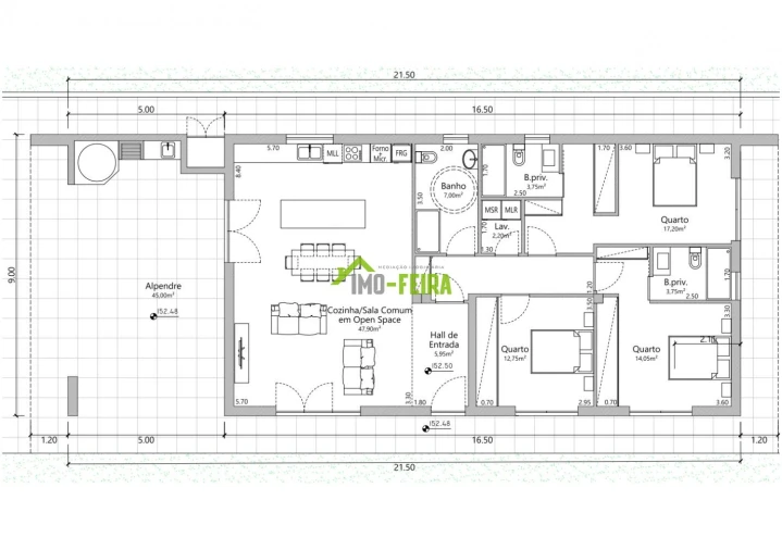 Moradia T3 para Venda em Vila de Cucujães Foto 25