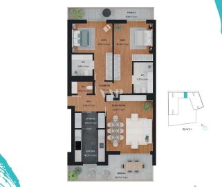 Apartamento T2 para Venda em Quarteira
