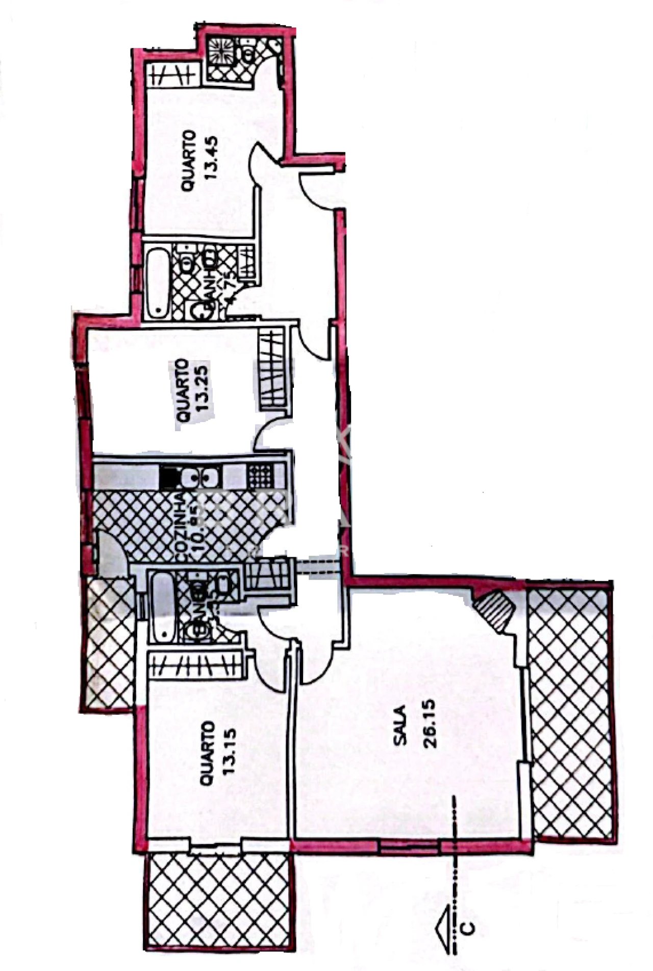 Apartamento T3 para Venda em Quarteira Foto 25