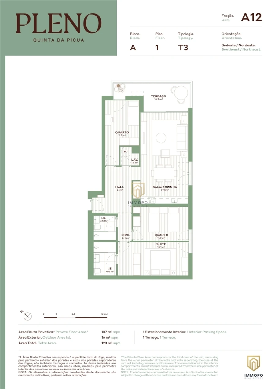 Apartamento T3 para Venda em Aguas Santas Foto 16