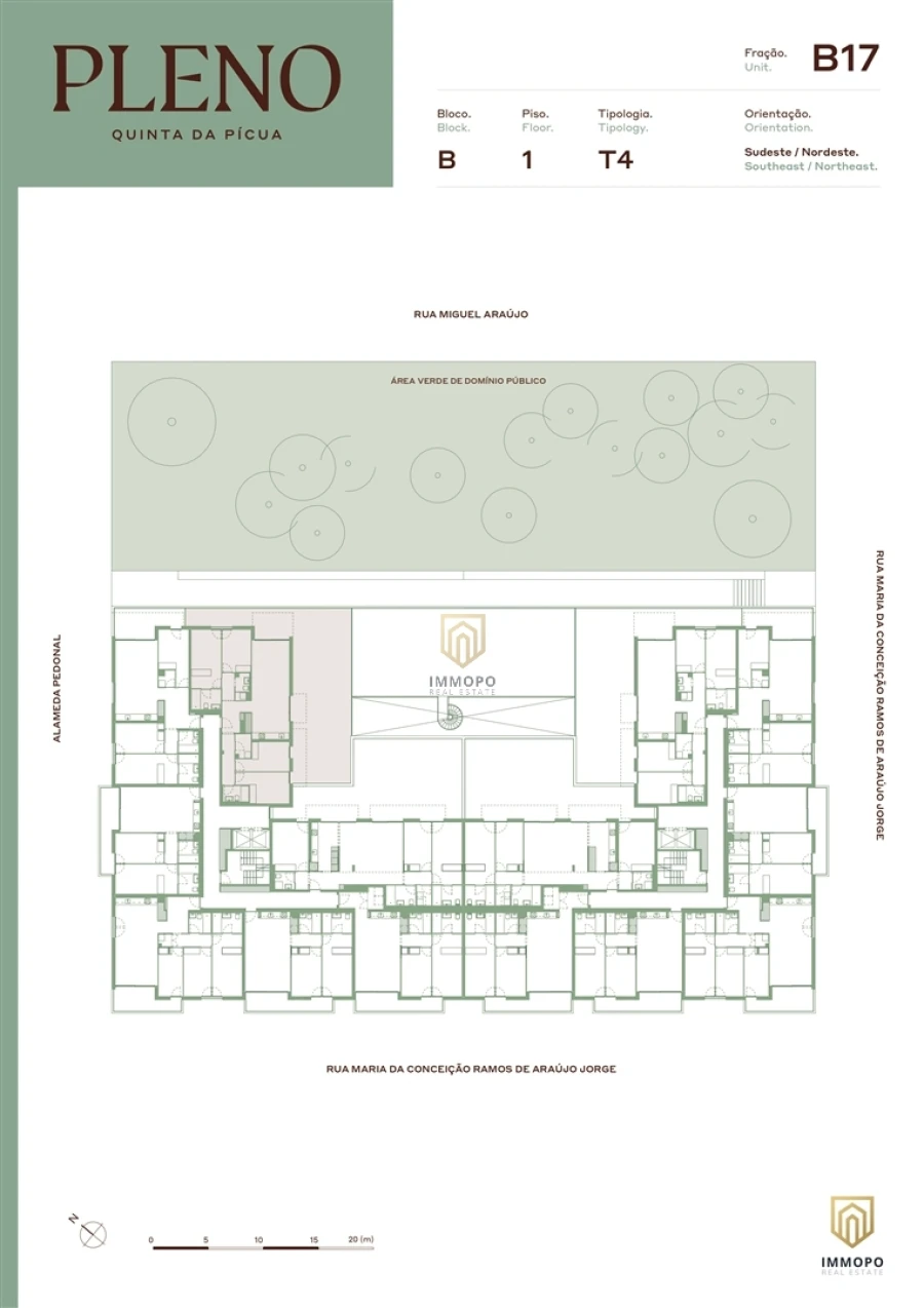Apartamento T4 para Venda em Aguas Santas Planta 1