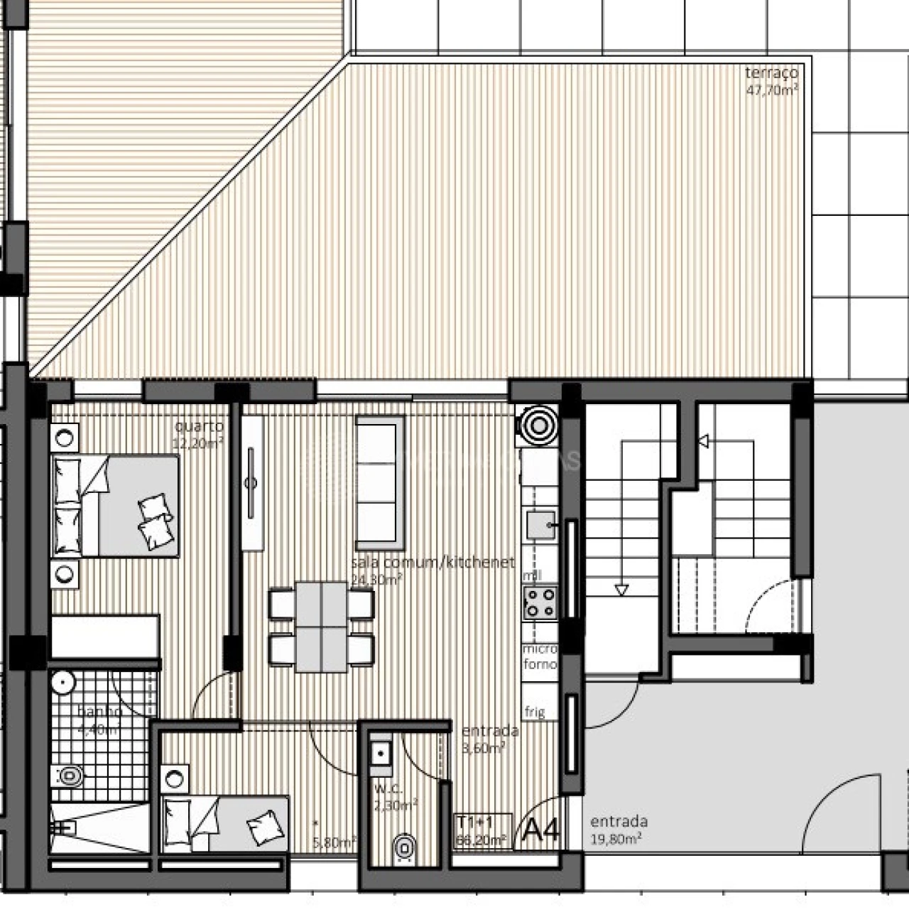 Apartamento T2 para Venda em Paranhos Foto 22