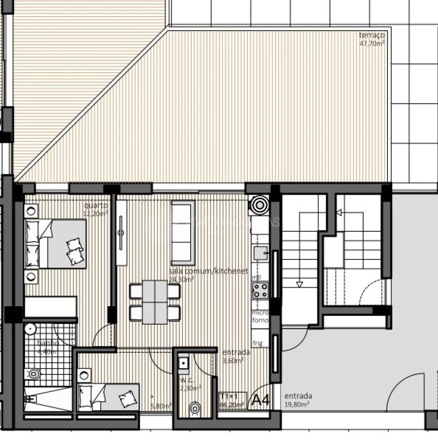 Apartamento T2 para Venda em Paranhos Foto 22