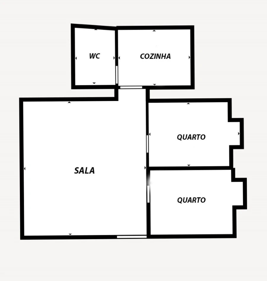 Moradia T2 para Venda em Calheta de Nesquim Planta 1