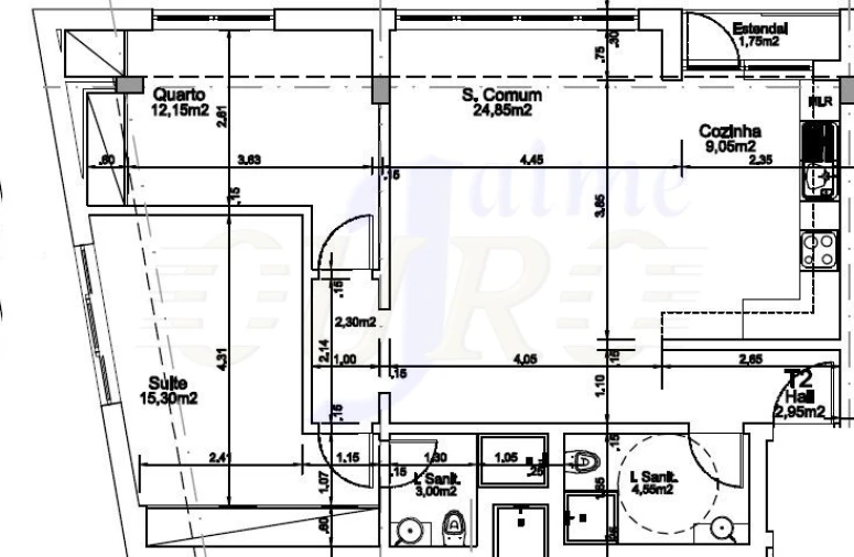 Apartamento T2 para Venda em Rio de Mouro Foto 15
