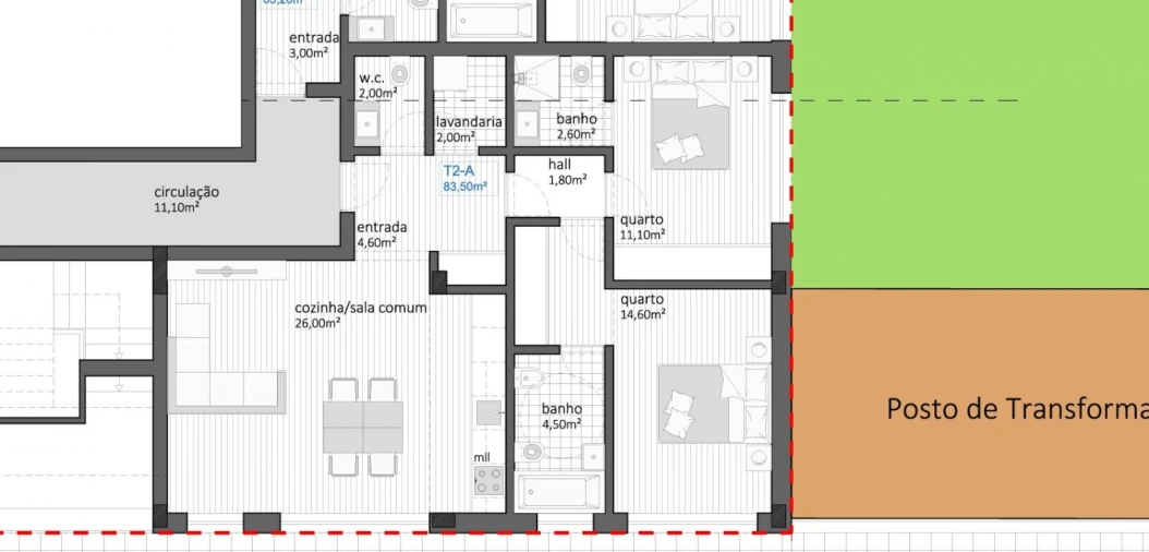 Apartamento T2 para Venda em Baguim do Monte (Rio Tinto) Foto 19