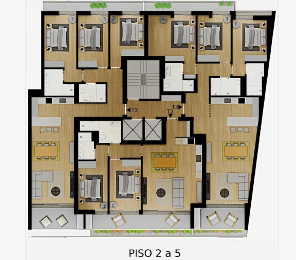 Apartamento T3 para Venda em Loures Planta 1