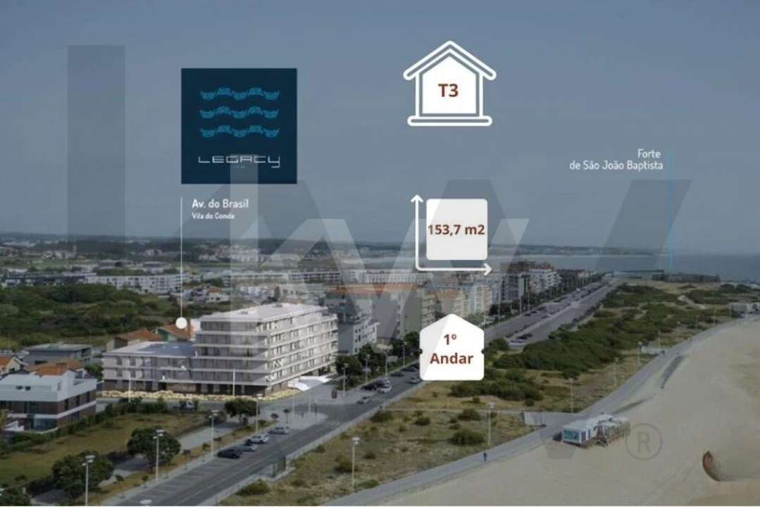 Apartamento T3 para Venda em Vila do Conde Foto 1