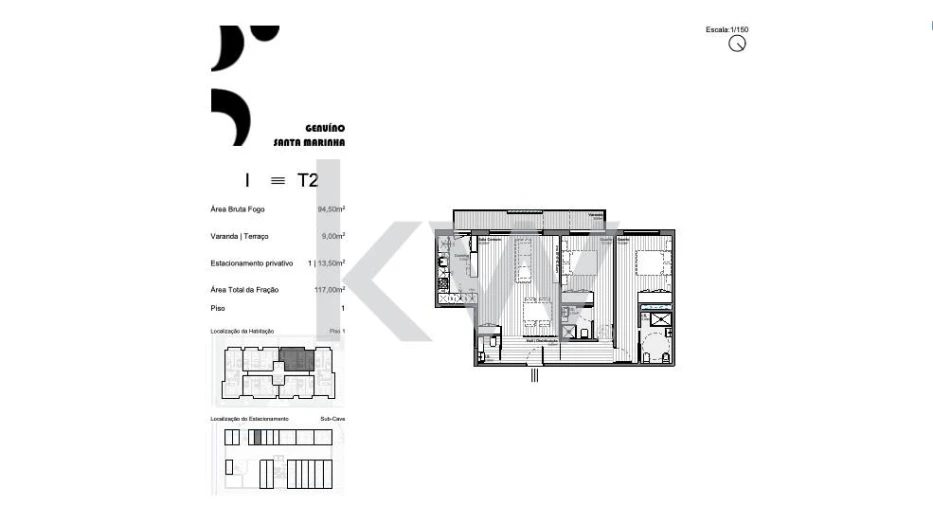 Apartamento T3 para Venda em Santa Marinha e São Pedro da Afurada Foto 14