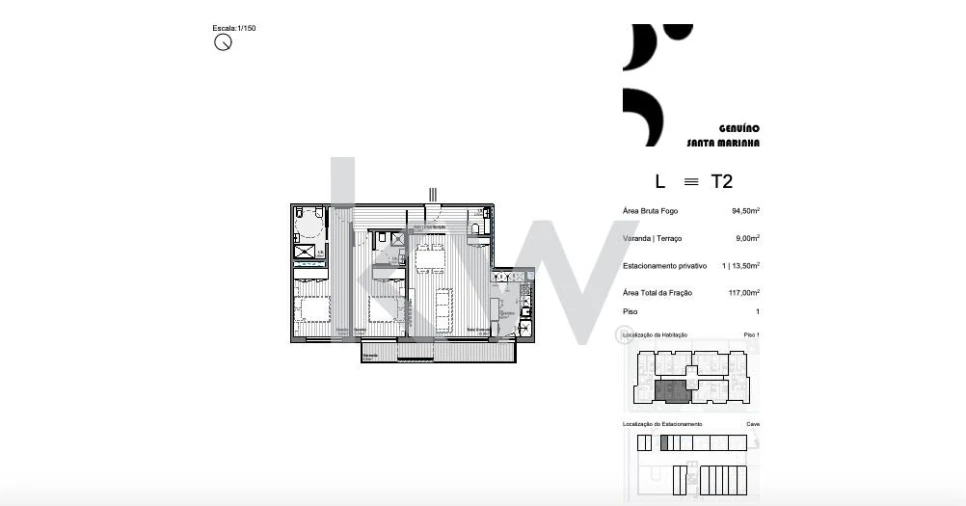 Apartamento T3 para Venda em Santa Marinha e São Pedro da Afurada Foto 16
