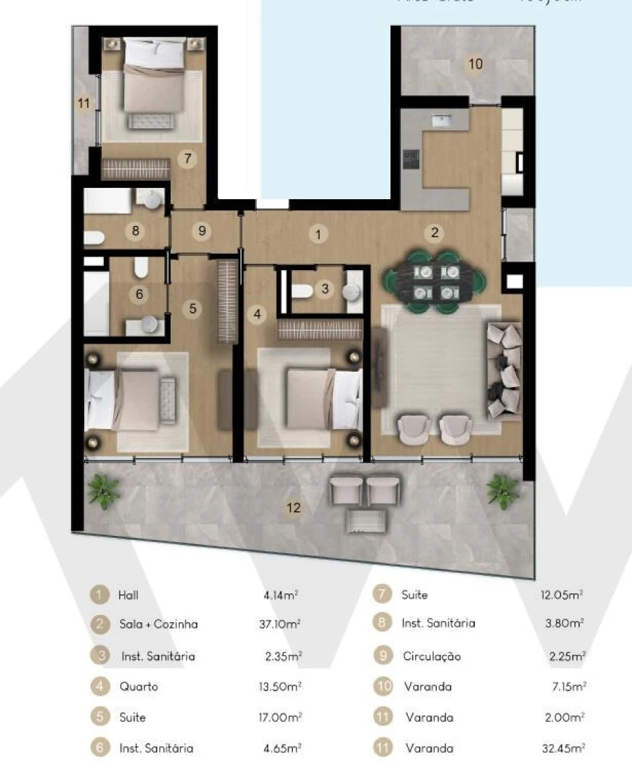 Apartamento T3 para Venda em São Martinho Foto 22