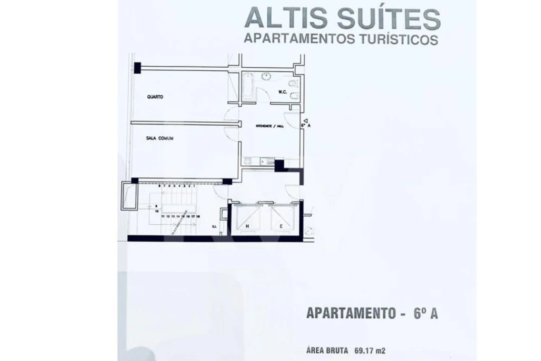 Apartamento T1 para Venda em Santo António Foto 19