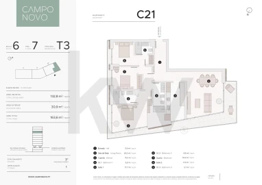Apartamento T3 para Venda em Alvalade