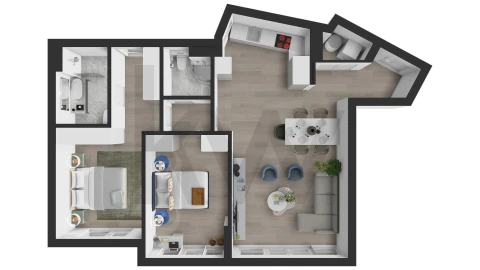 Apartamento T2 para Venda em Alcantara