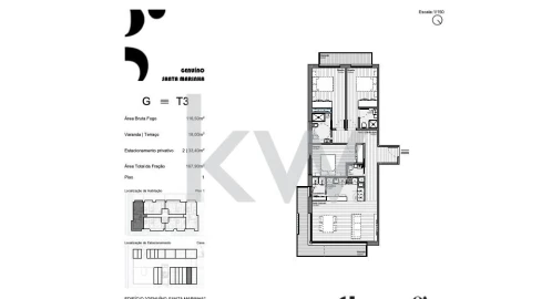 Apartamento T3 para Venda em Santa Marinha e São Pedro da Afurada