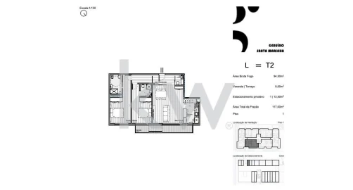 Apartamento T3 para Venda em Santa Marinha e São Pedro da Afurada