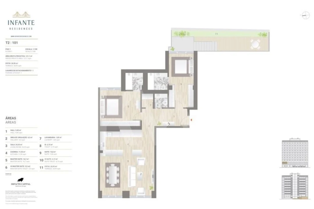 Apartamento T2 para Venda em Estrela Foto 10