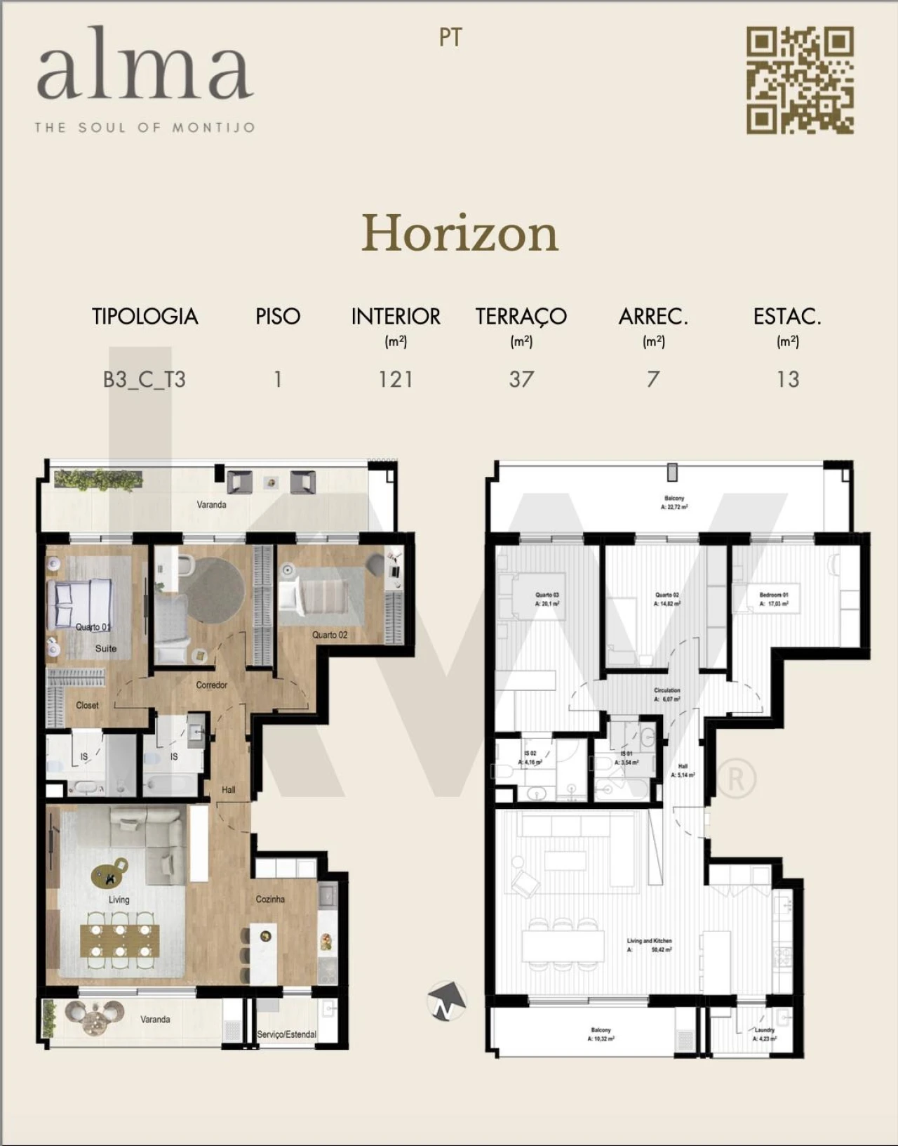 Apartamento T3 para Venda em Montijo e Afonsoeiro Foto 12