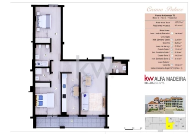 Apartamento T2 para Venda em Funchal (Se)