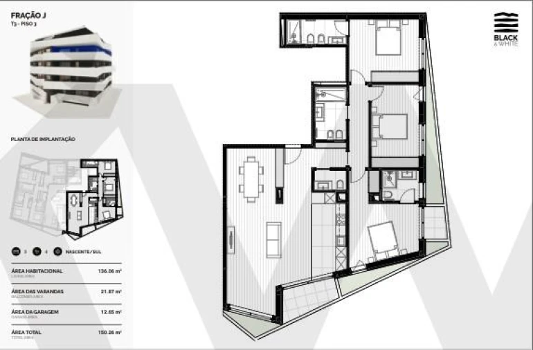 Apartamento T3 para Venda em Anta e Guetim Foto 20