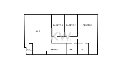 Apartamento T3 para Venda em União das Freguesias de Setúbal