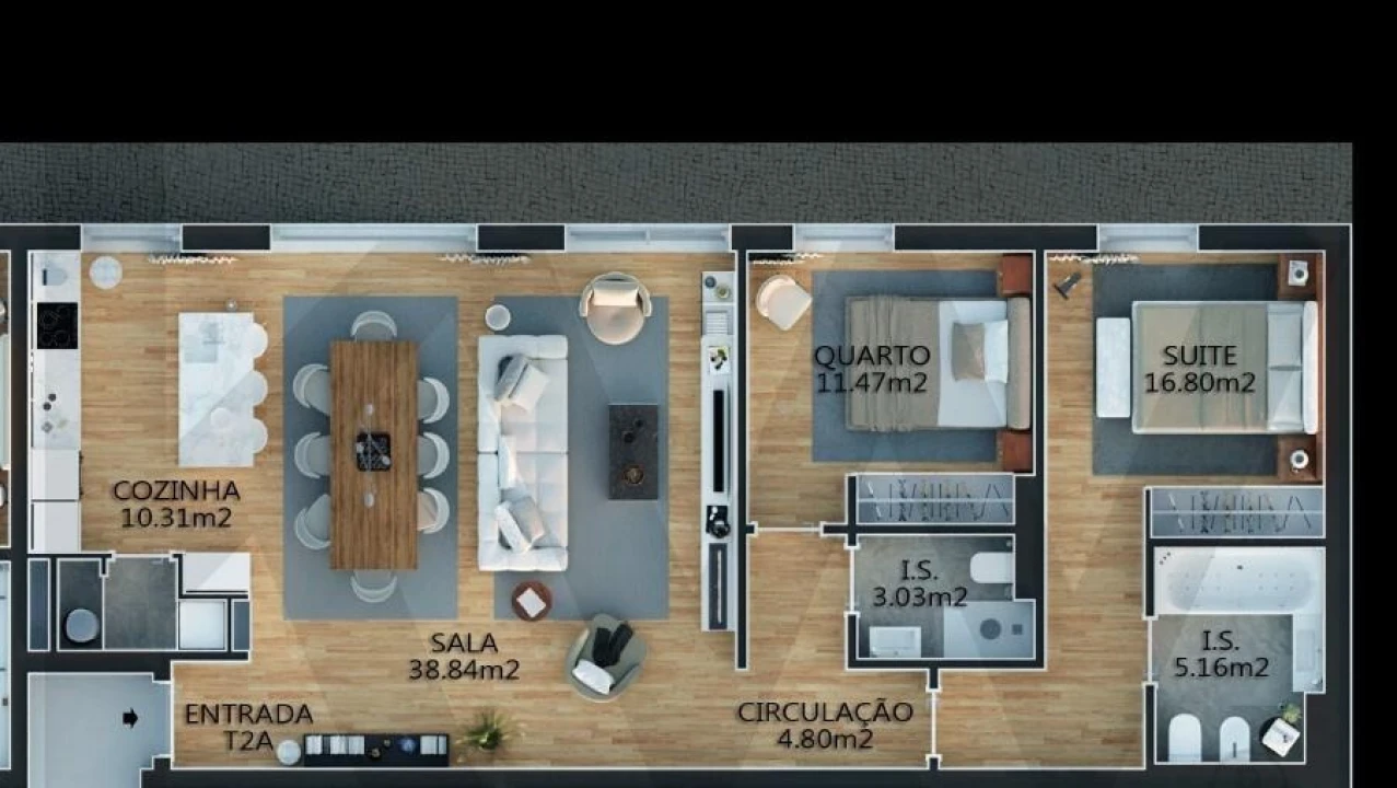 Apartamento T2 para Venda em Campolide Foto 16