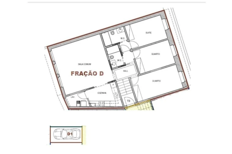 Apartamento T3 para Venda em Gulpilhares e Valadares