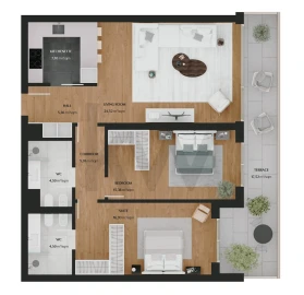 Apartamento T2 para Venda em Quarteira
