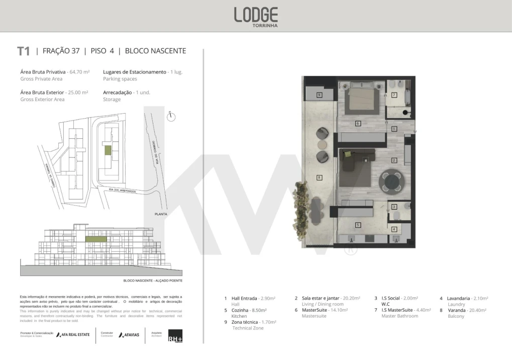 Apartamento T1 para Venda em Funchal (Santa Luzia) Foto 15