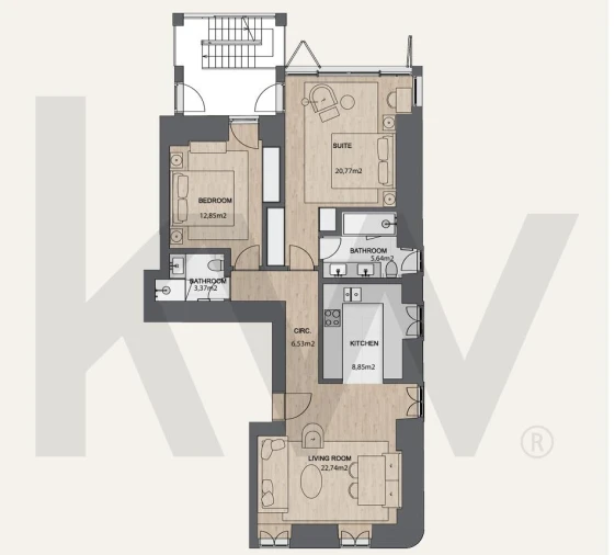 Apartamento T2 para Arrendamento em Estrela Foto 2