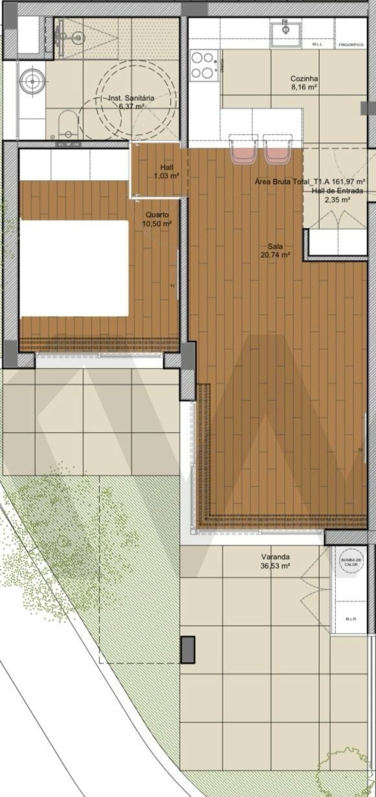 Apartamento T1 para Venda em São Martinho Foto 10