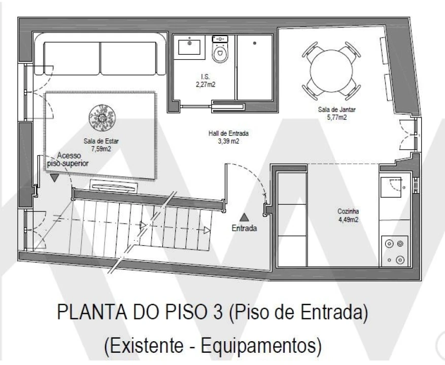 Apartamento T1 para Venda em Santa Maria Maior Foto 29