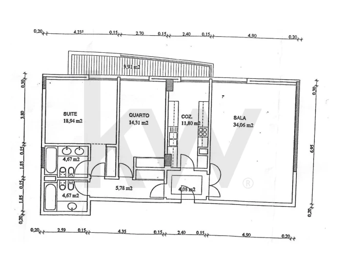 Apartamento T2 para Venda em Arroios Foto 41