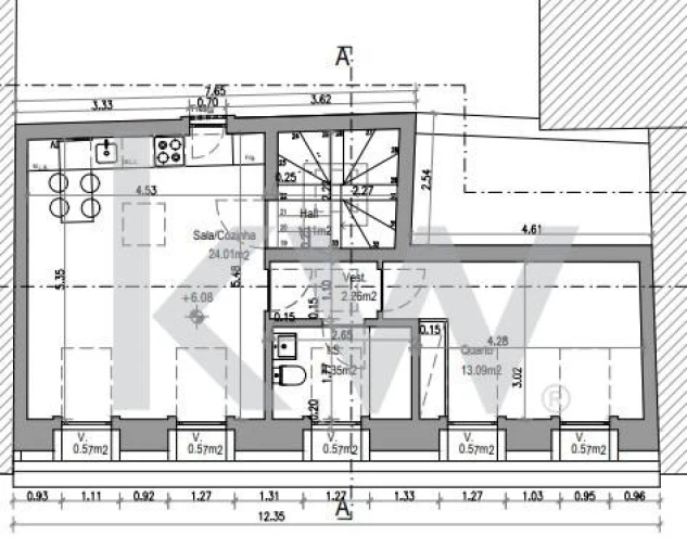 Apartamento T1 para Venda em Alcantara Foto 6