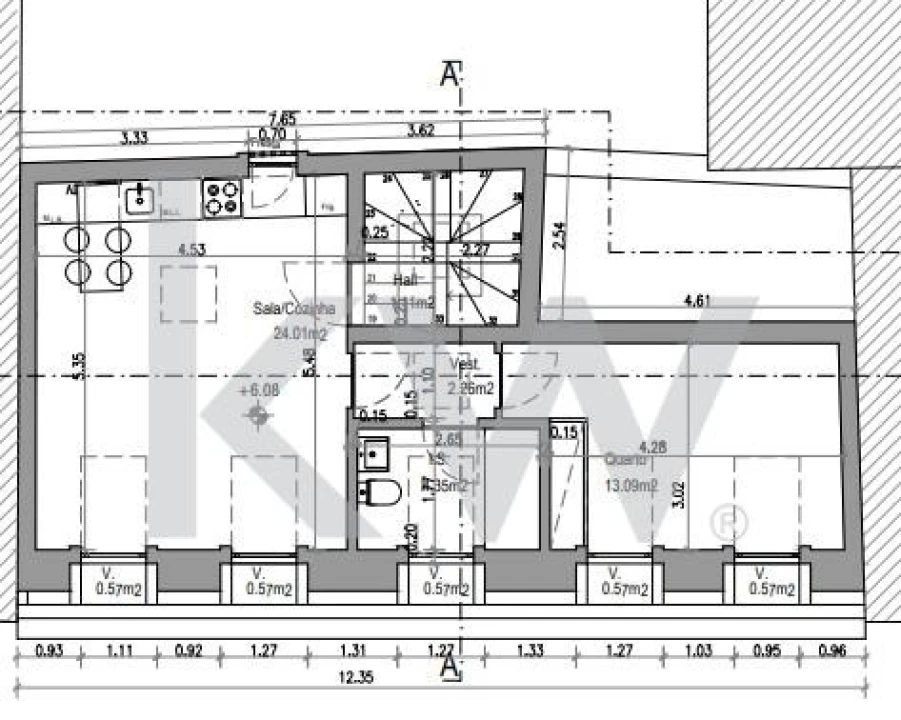 Apartamento T1 para Venda em Alcantara Foto 6