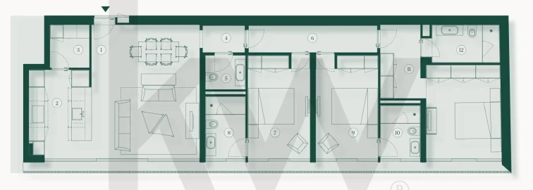 Apartamento T3 para Venda em Belém