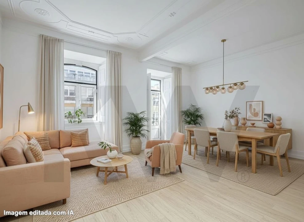 Apartamento T3 para Arrendamento em Avenidas Novas Foto 1