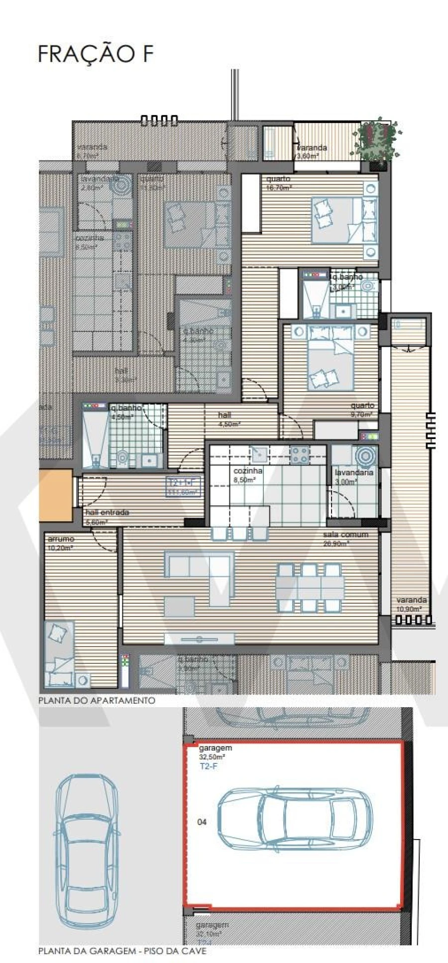 Apartamento T2 para Venda em São Mamede de Infesta e Senhora da Hora Foto 17