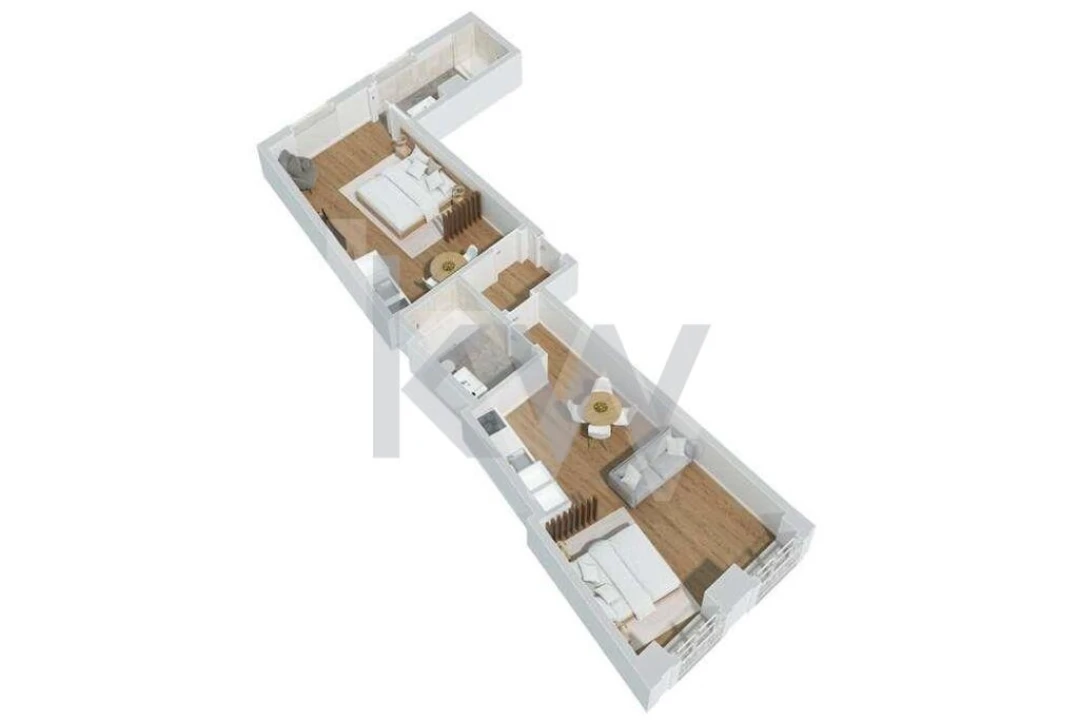 Apartamento T1 para Venda em Santa Marinha e São Pedro da Afurada Foto 12