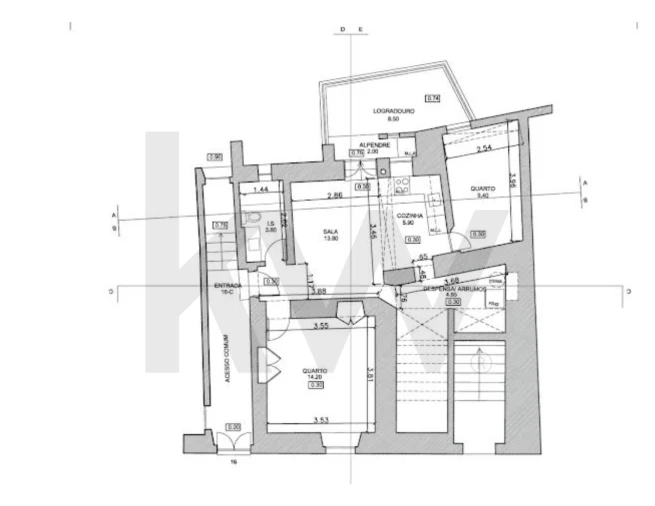Apartamento T2 para Venda em Évora (São Mamede, Sé, São Pedro e Santo Antão) Foto 25