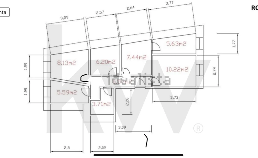 Apartamento T3 para Venda em Santo António Planta 1