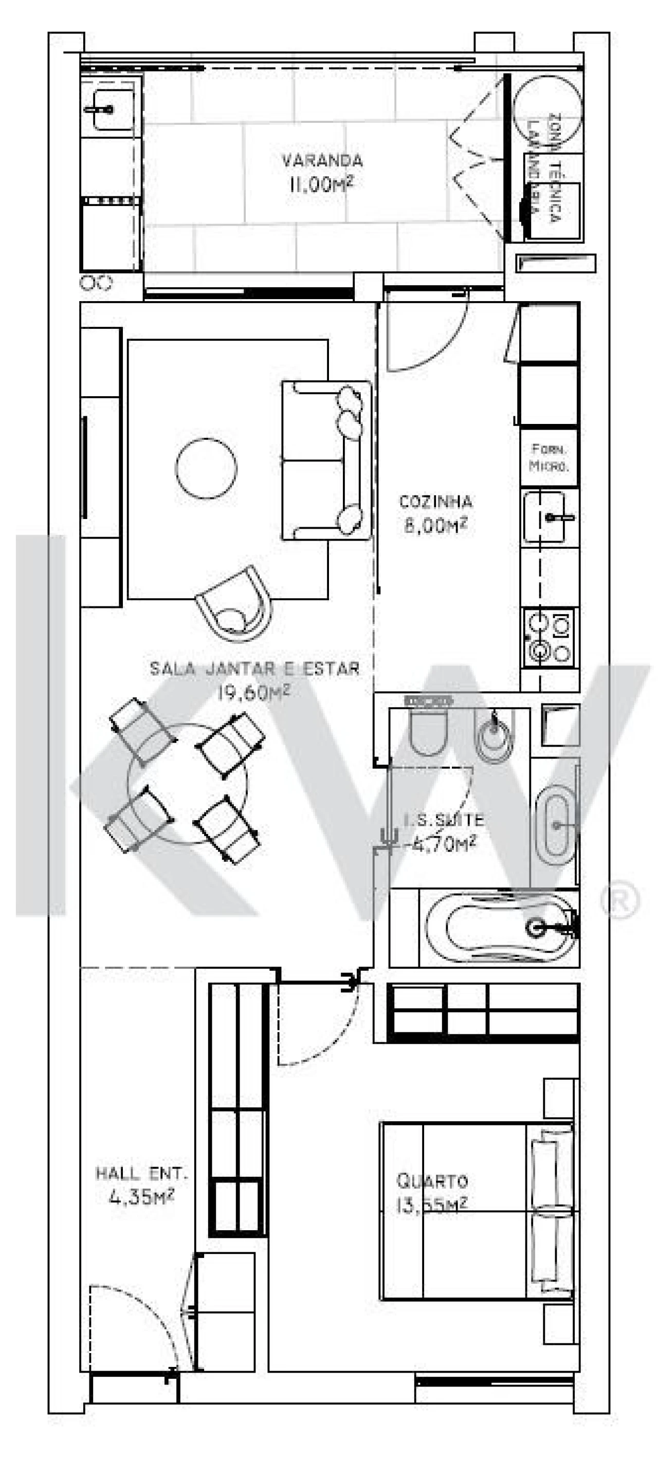 Apartamento T1 para Venda em São Martinho Foto 20