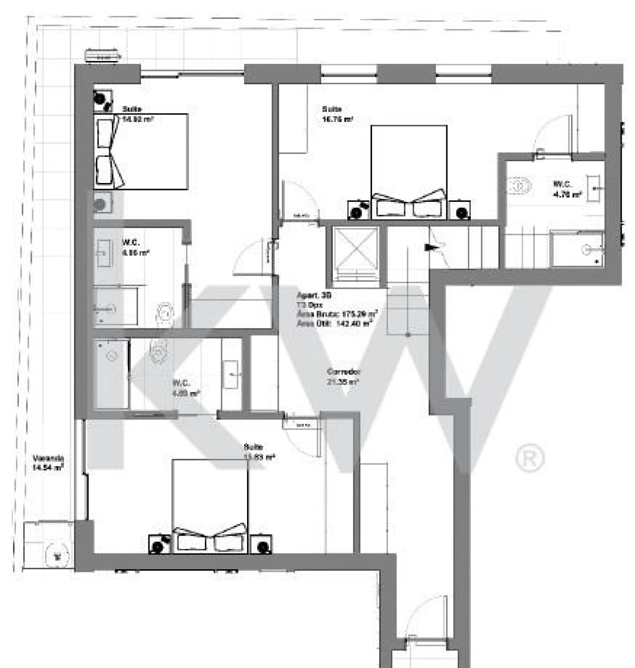 Apartamento T3 para Venda em Requeixo, Nossa Senhora de Fátima e Nariz Foto 7